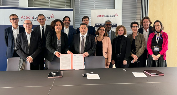 Signature entre Action Logement et GRDF